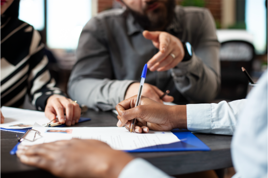 signing an employment contract